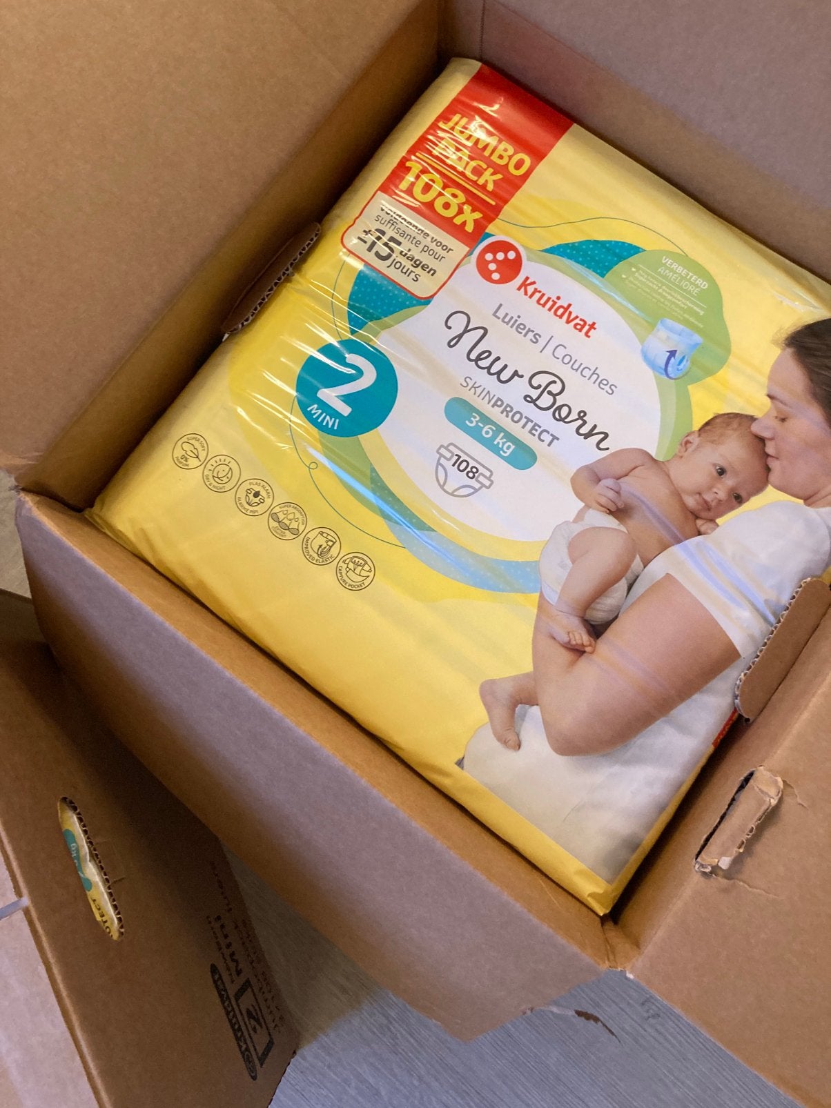 Kruidvat luiers maat 2 - Jumbo Pack, Ophalen, Nieuw, Overige typen