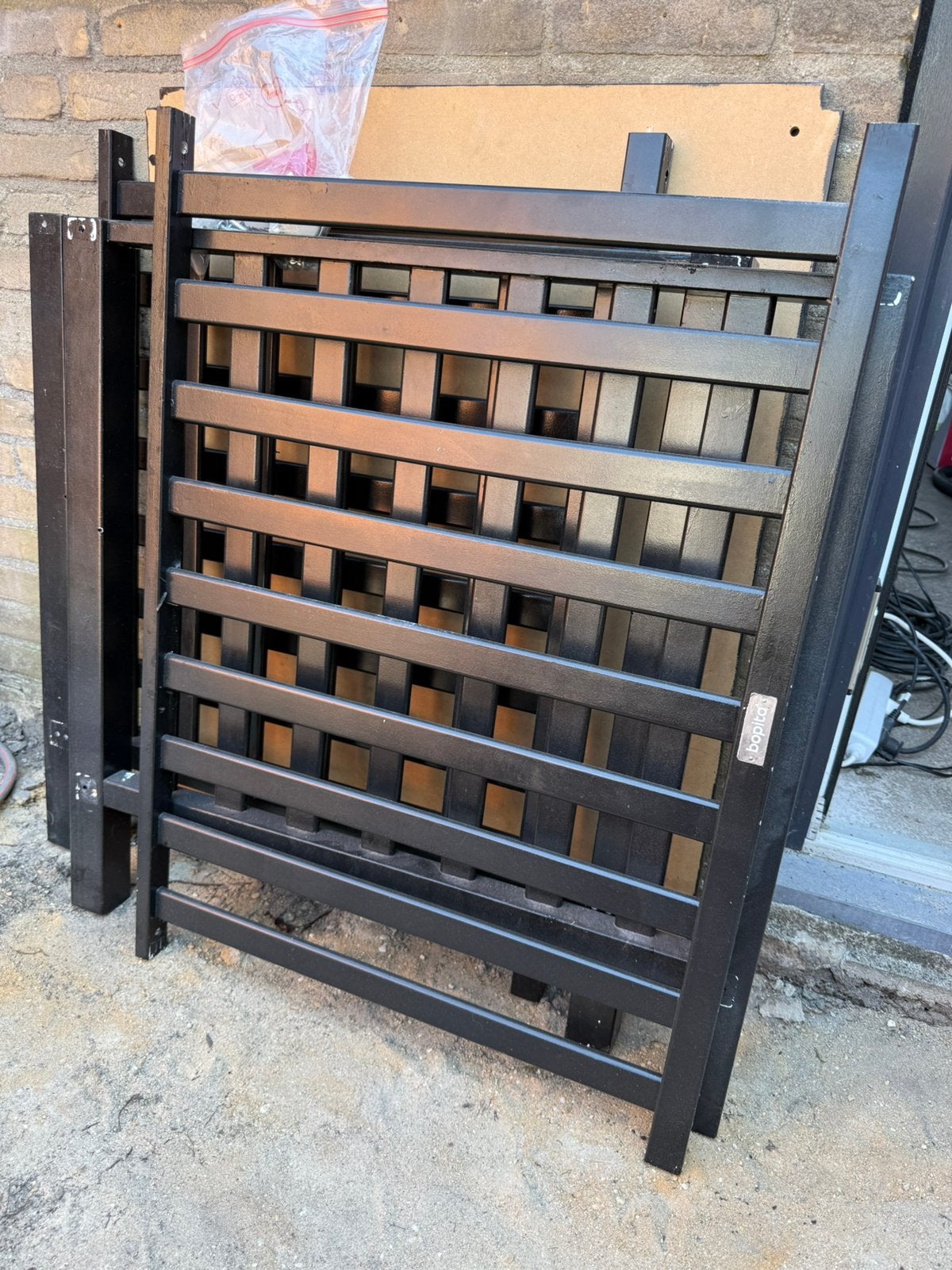 Baby box Bopita, Kinderen en Baby's, Ophalen, Zo goed als nieuw, Wieltjes
