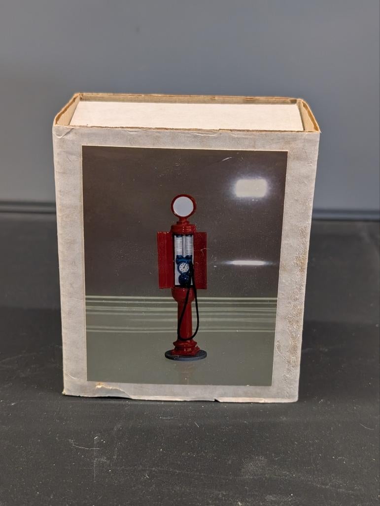 Vintage Esso Benzinepomp Miniatuur Model, Ophalen of Verzenden, Gebruikt, Auto's