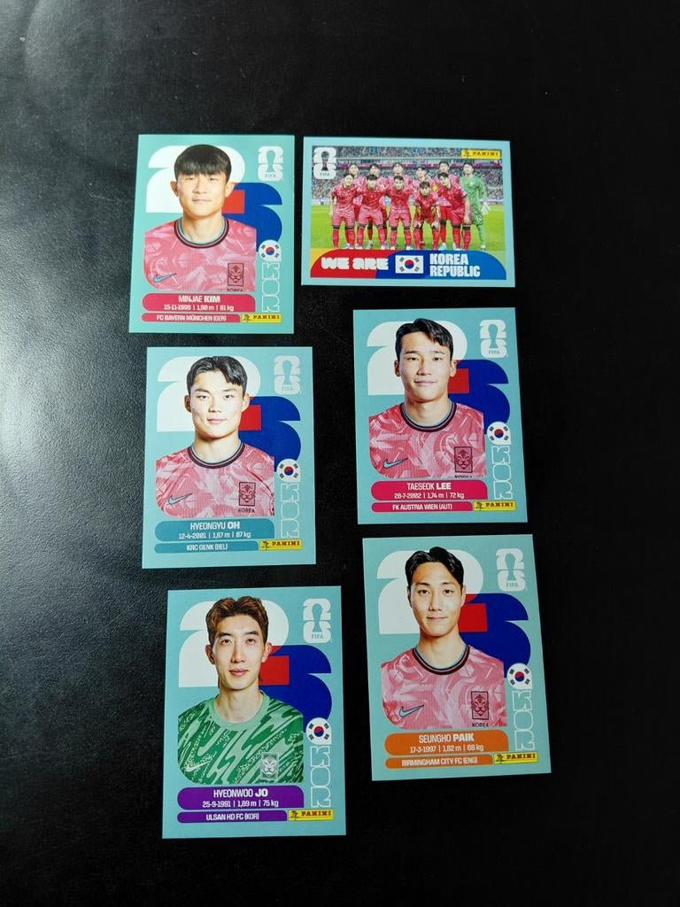 Zuid korea (panini wk 2026 stickers) kim minjae, Verzamelen, Sportartikelen en Voetbal, Ophalen of Verzenden, Nieuw, Buitenlandse clubs