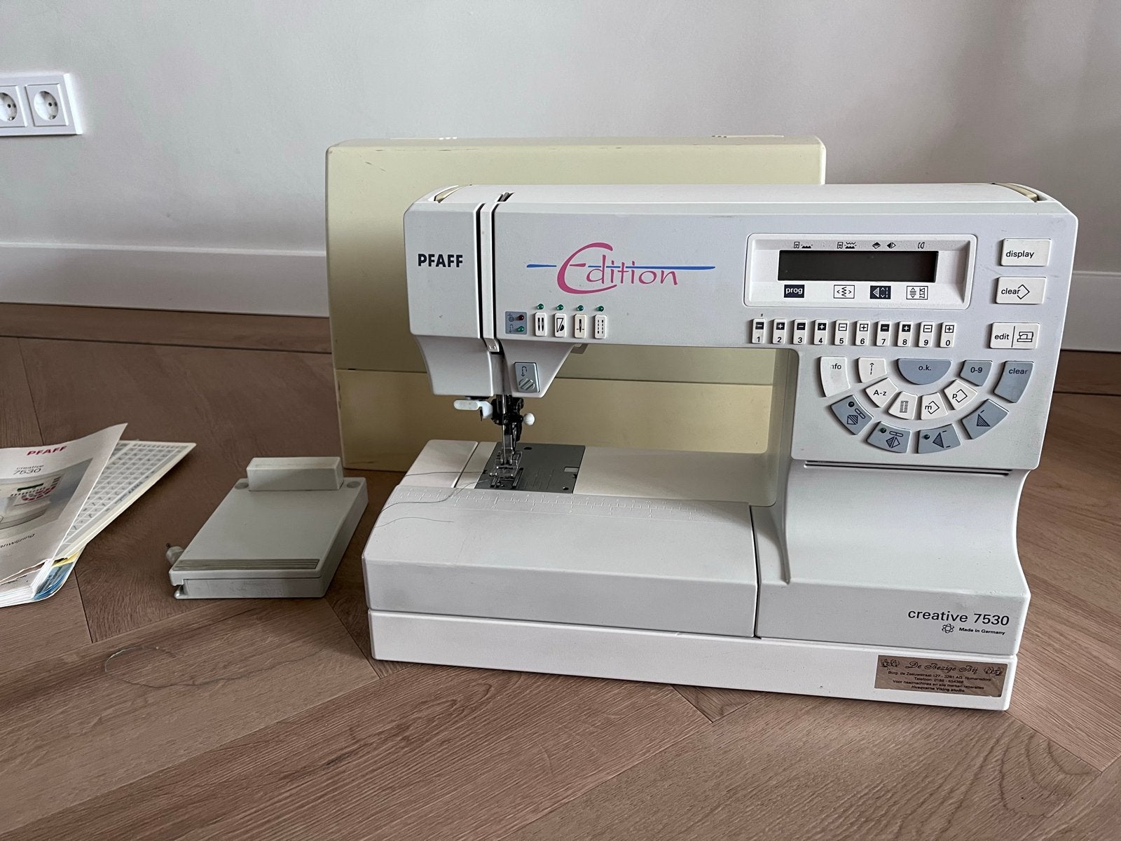 Pfaff Creative 7530 Naaimachine, Ophalen, Zo goed als nieuw, Naaimachine, Pfaff