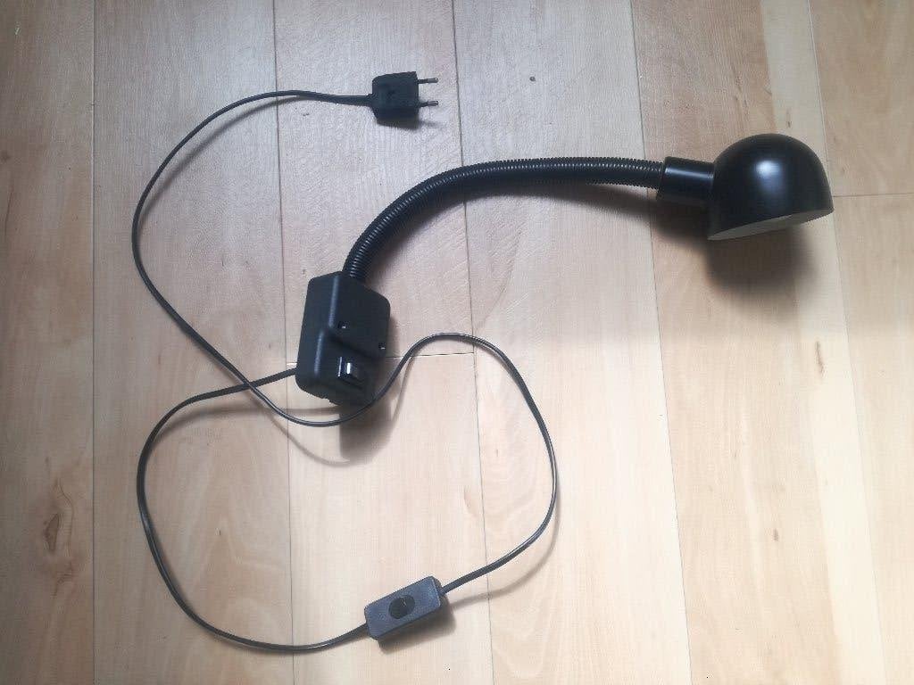 Vintage flexibele wandlamp, eighties '80., Ophalen of Verzenden, Gebruikt, Bedlamp
