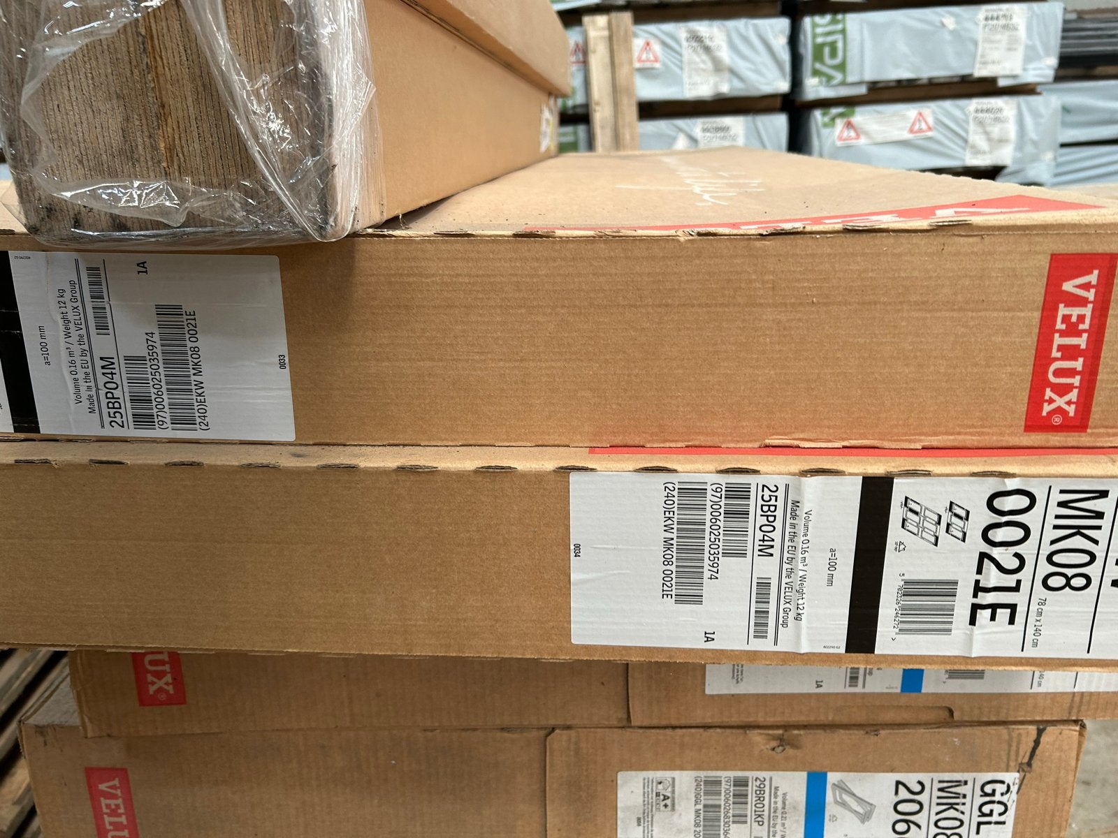Complete set: 4x VELUX GGL MK08 2066 dakramen met toebehoren, Ophalen, Minder dan 80 cm, 120 tot 160 cm, Nieuw