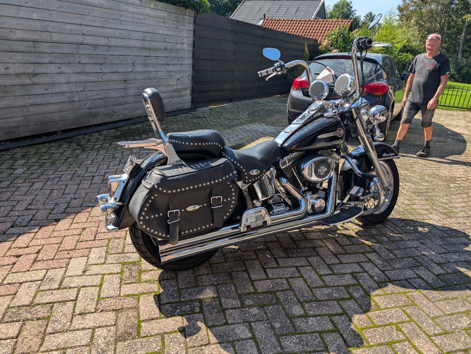 Harley-Davidson heritage onderdelen, tassen ,zadel , bagage