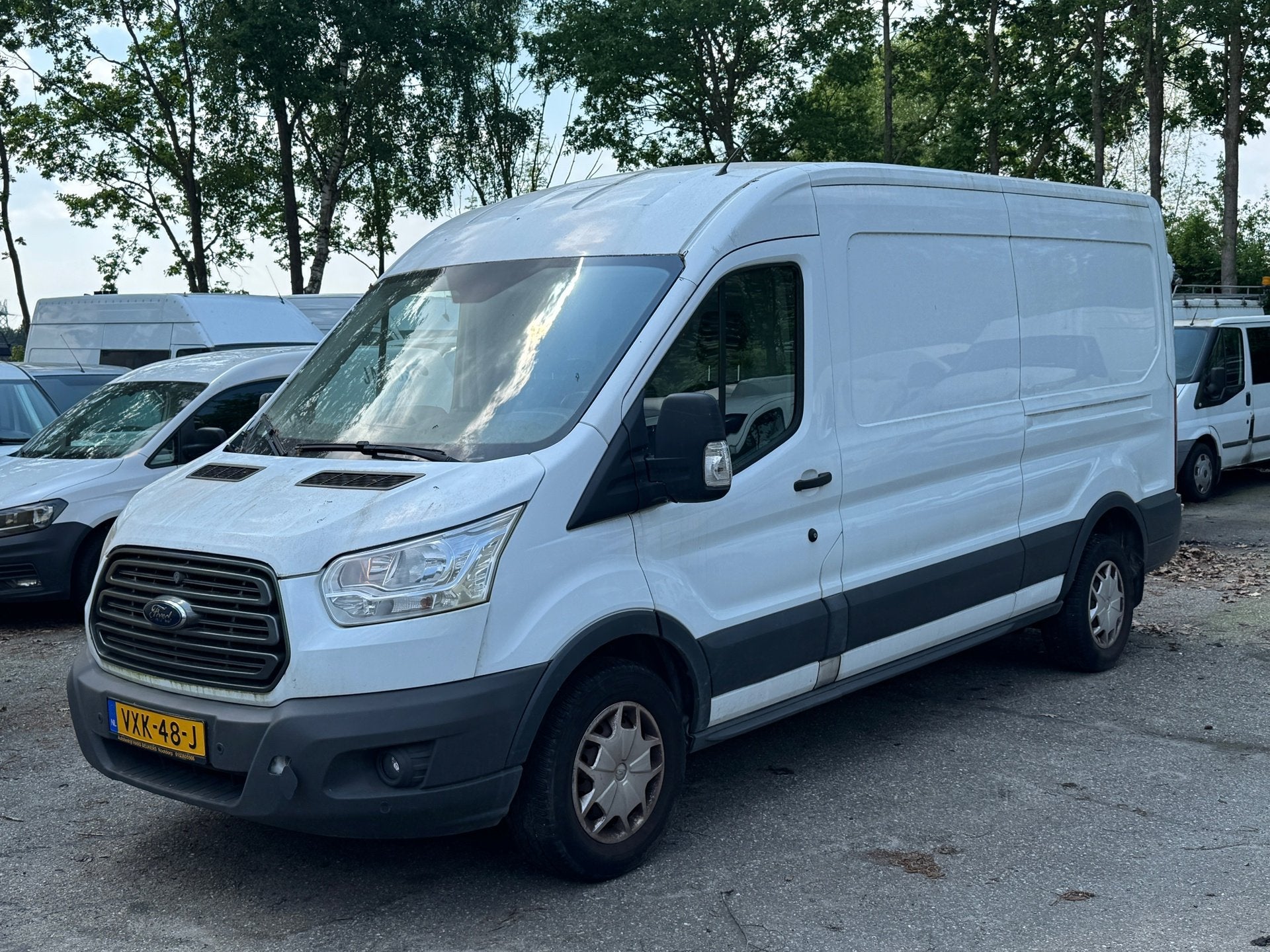 Ford Transit 350 2.0 TDCI L3H2 Trend, Auto's, Voorwielaandrijving, Bluetooth, Stof, 4 cilinders