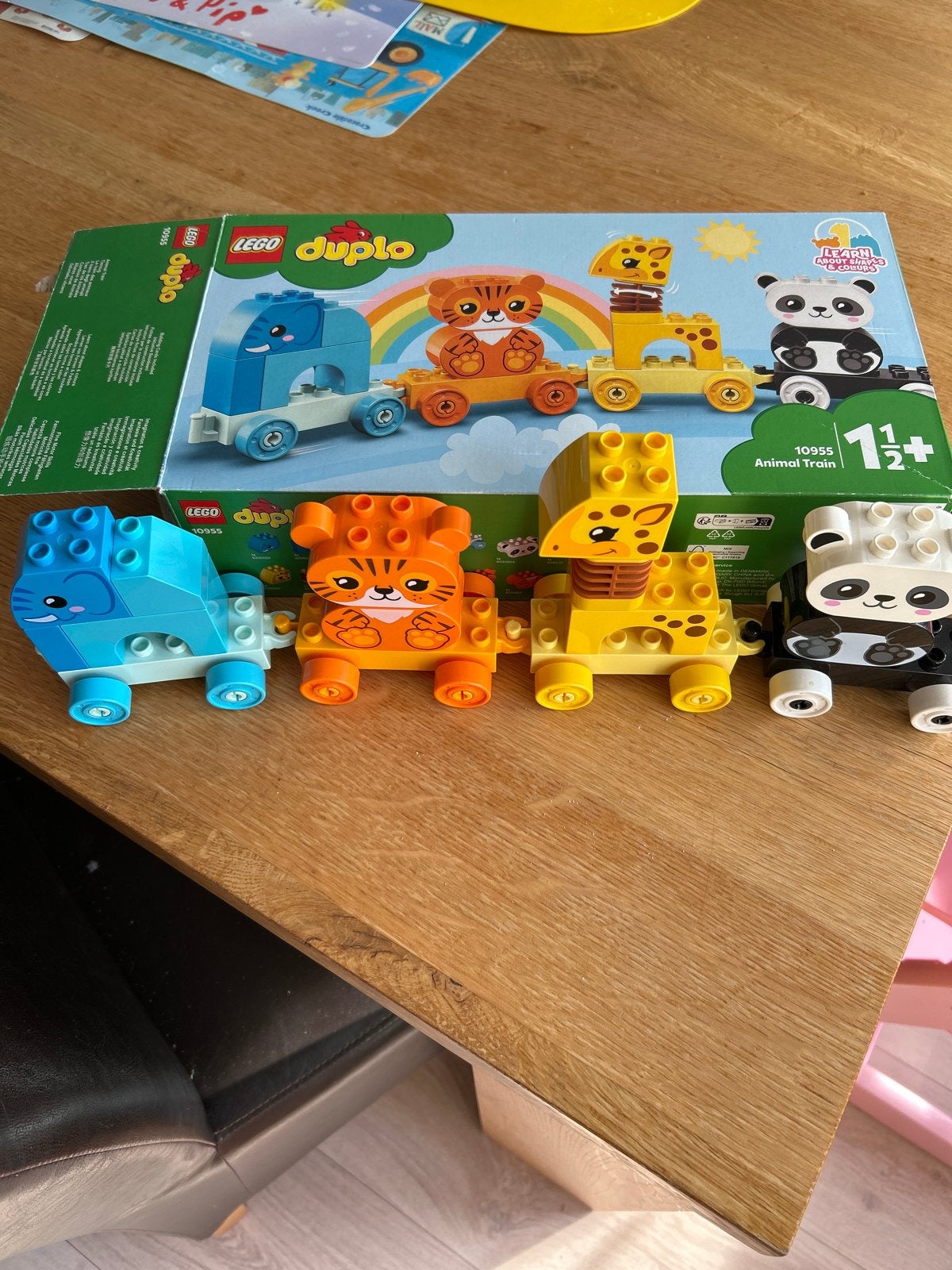 LEGO Duplo Dieren Trein 10955 - Zo goed als nieuw, Ophalen of Verzenden, Zo goed als nieuw, Overige merken