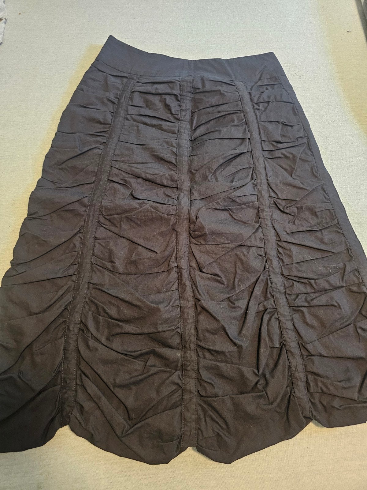 Zwarte gerimpelde rok van Blue River, maat 36 (S), Kleding | Dames, Zwart, Ophalen of Verzenden, Zo goed als nieuw, Blue River