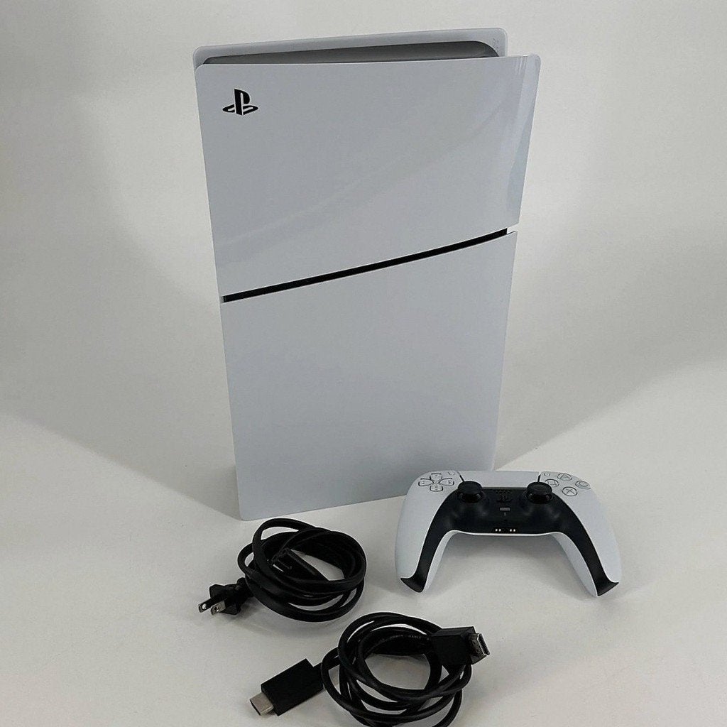 Sony PlayStation 5 Slim Disc Edition Console 1TB + Bundle, Spelcomputers en Games, Verzenden, Zo goed als nieuw, Playstation 5
