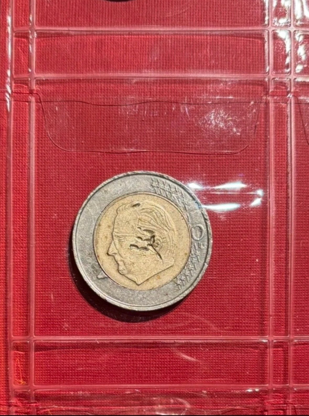 Zeldzame 2 Euro munt met omgekeerd middengedeelte - Misdruk, Verzenden, Overige landen, 2 euro, Losse munt