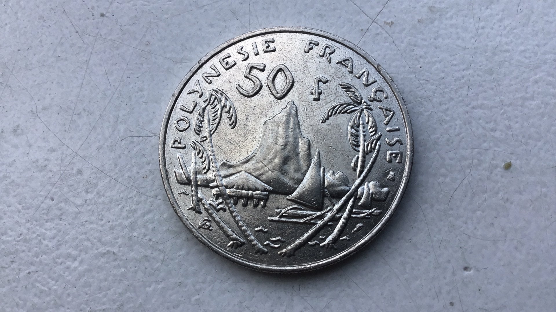 Frans Polynesie 50 francs 1998., Ophalen of Verzenden