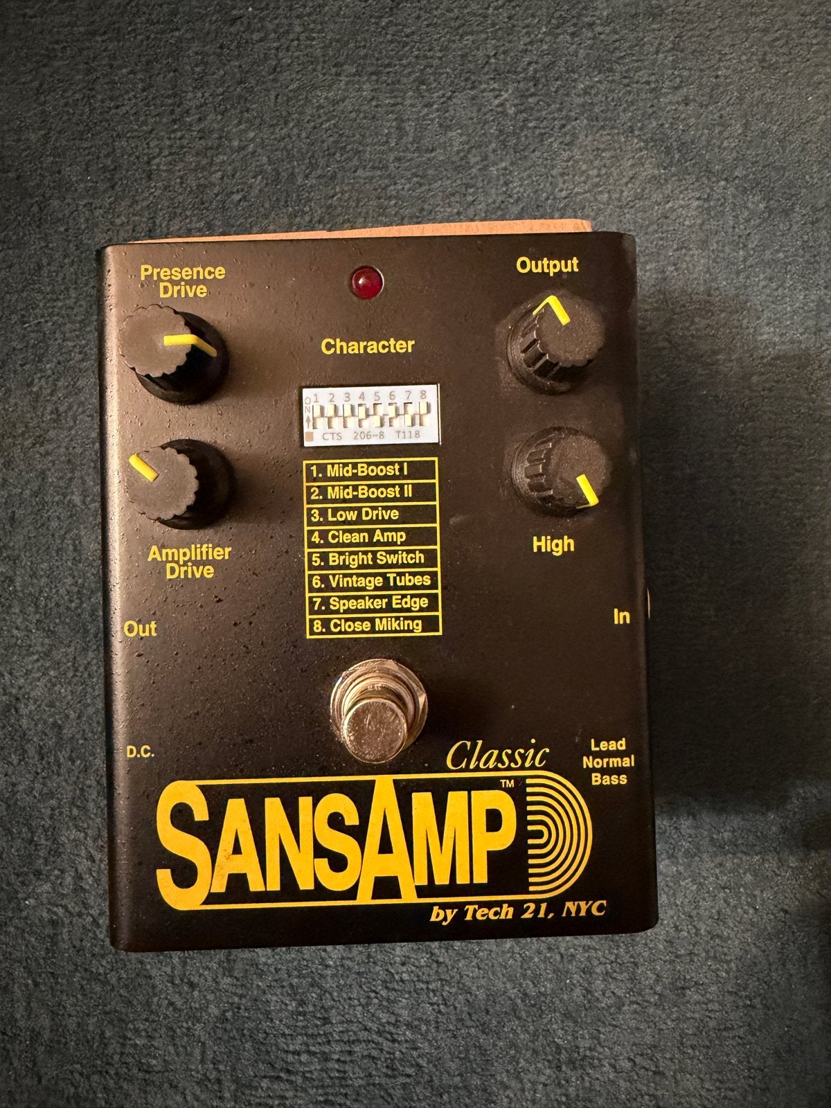 Tech 21 Sansamp Classic - Zo goed als nieuw