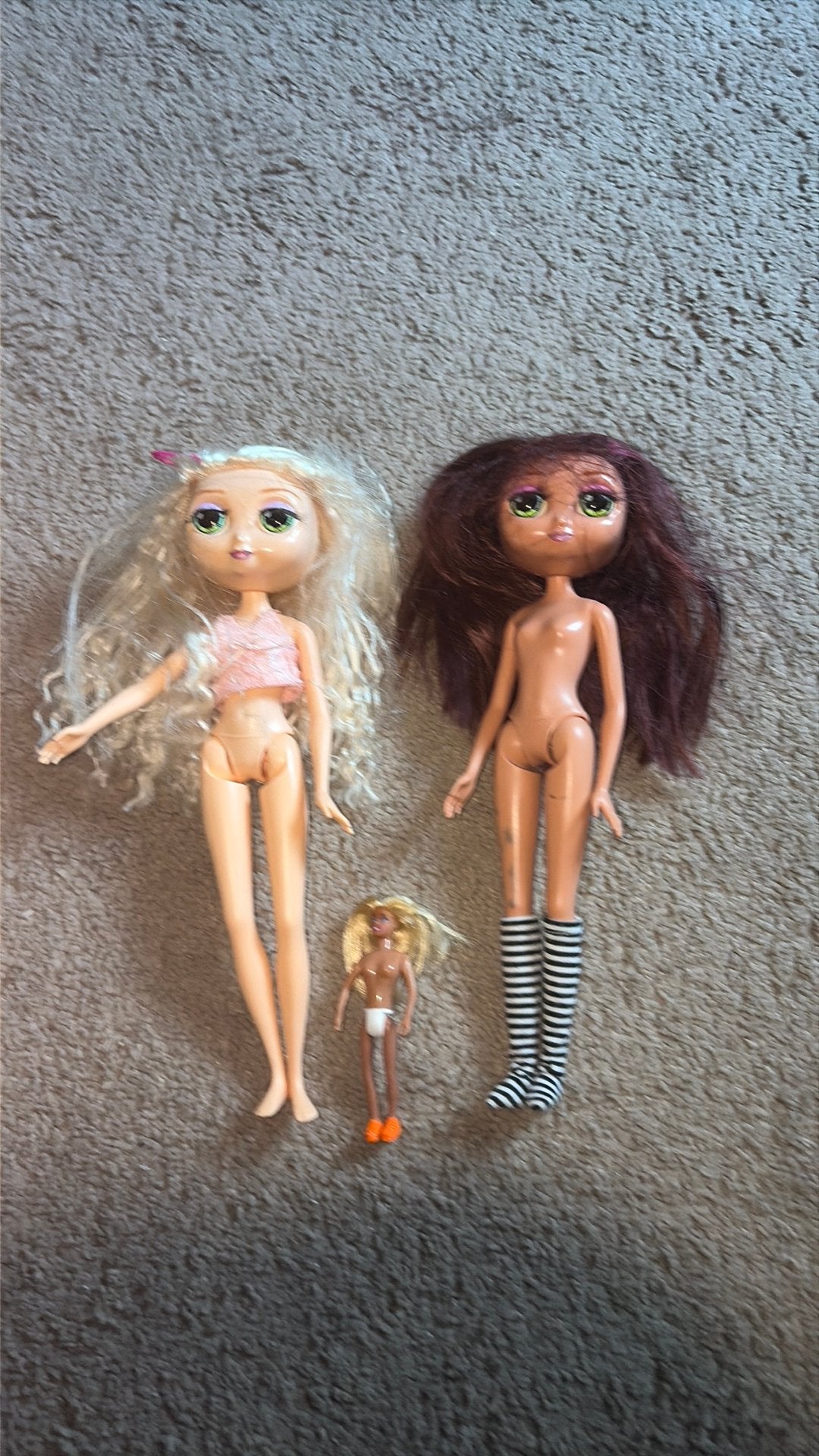 3 Popjes Mattel en onbekend, Ophalen of Verzenden, Gebruikt, Overige typen