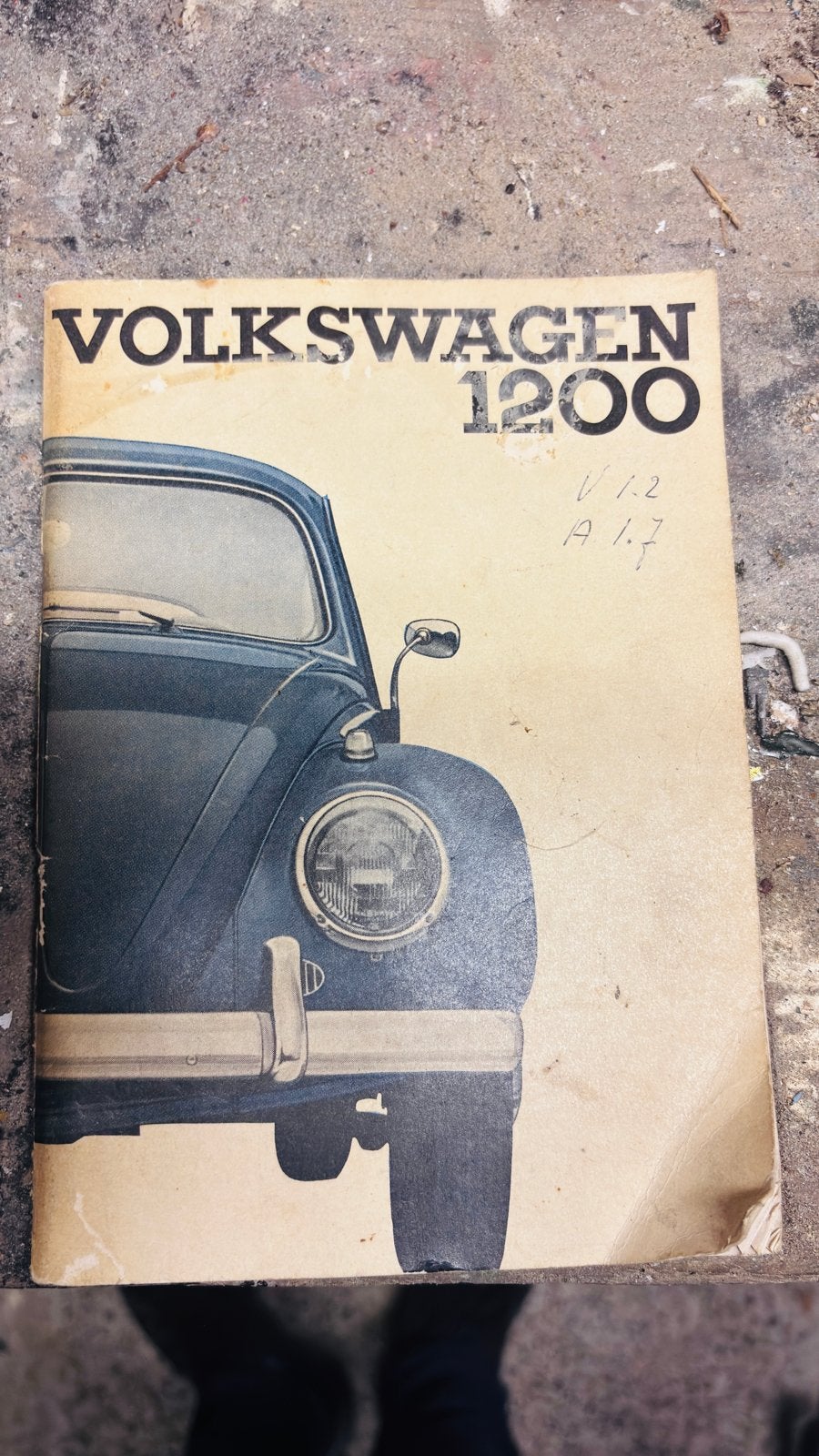 Volkswagen Kever 1200 Handboek - Origineel en Vintage, Ophalen