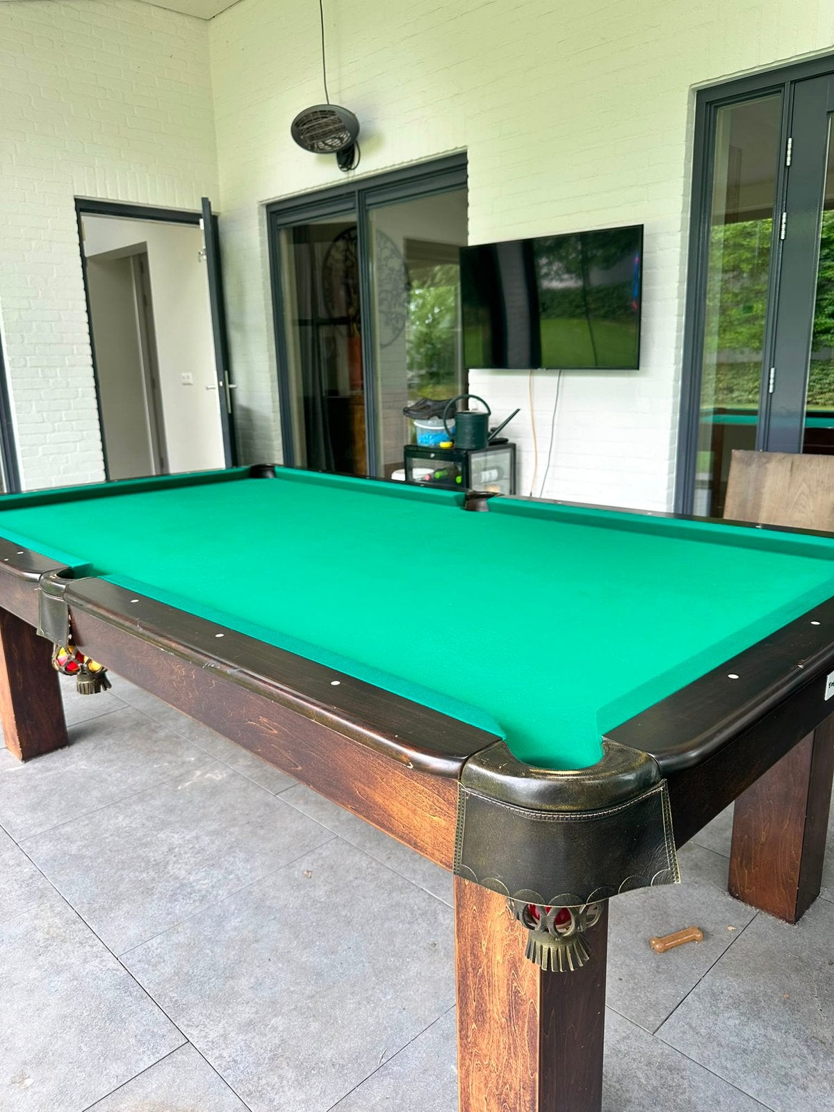 Toptable Pooltafel met afdekbladen, Sport en Fitness, Biljarten en Poolen, Ophalen, Gebruikt, Pooltafel