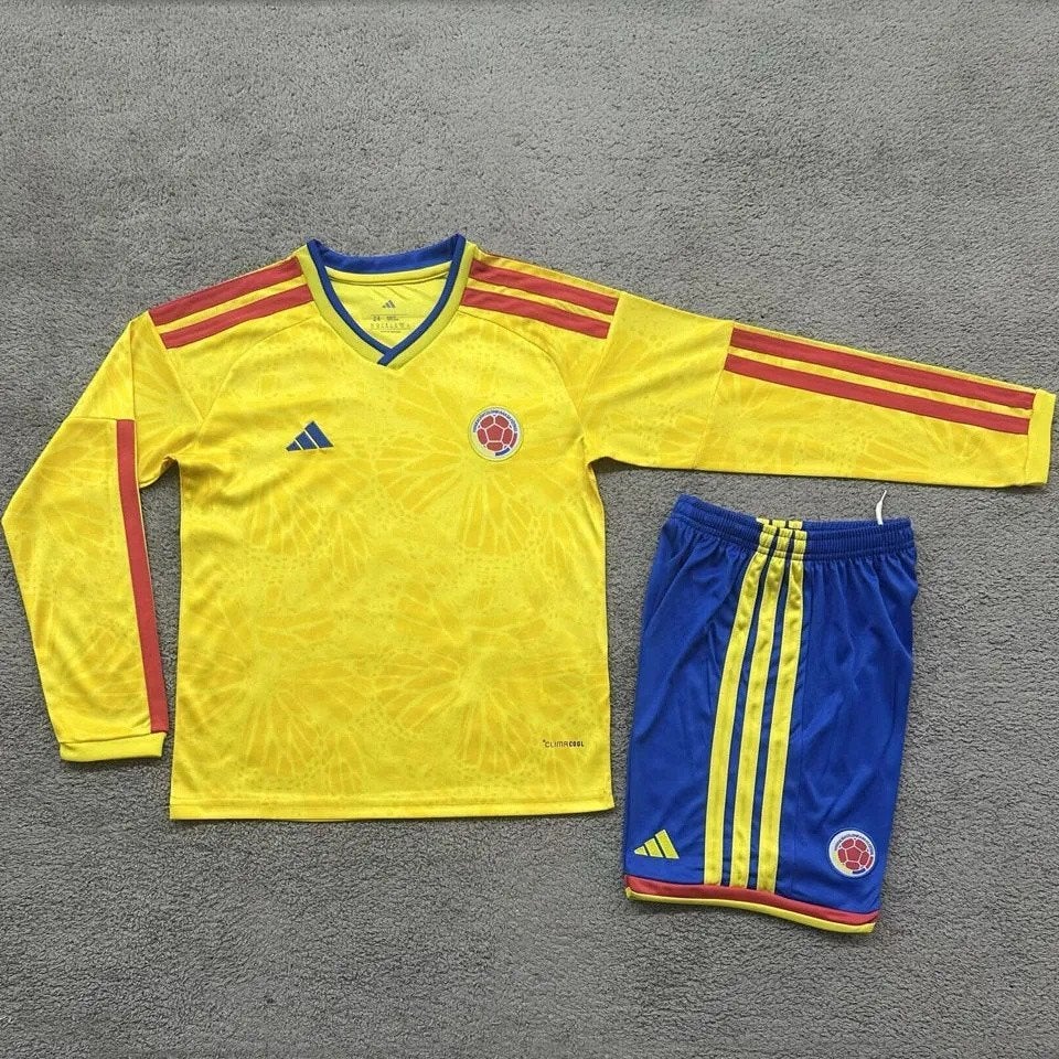 Colombia thuis tenue kids lange mouwen 2026 | 98 t/m 164, Verzenden, Nieuw, Shirt