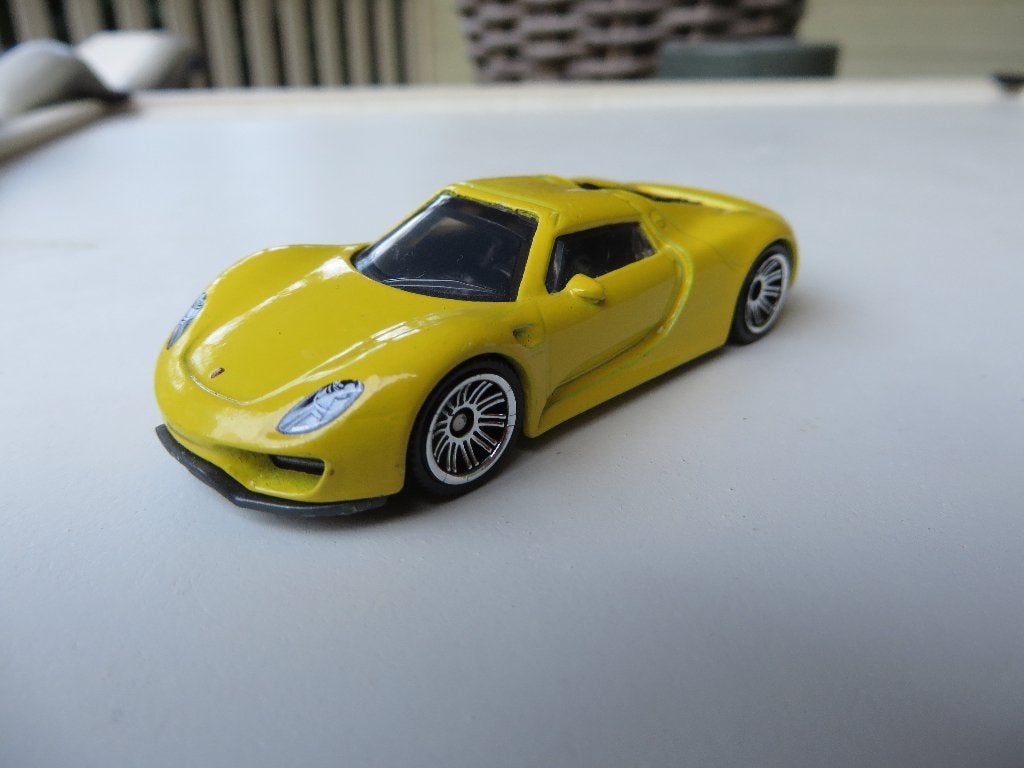 Matchbox Porsche 918 Spyder, Ophalen of Verzenden, Zo goed als nieuw, Auto