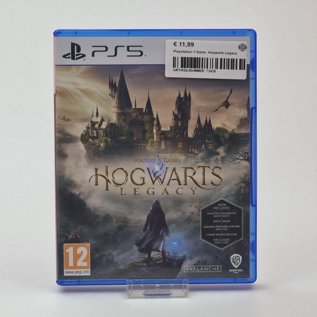 Playstation 5 Game: Hogwarts Legacy, Sony, Zo goed als nieuw, Support@sony.com, 1-7-1 Konan, Minato-ku
Tokyo 108-0075
Japan