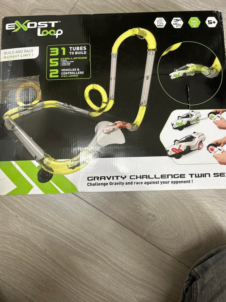 Exost Loop Gravity Challenge Twin Set Racebaan, Overige merken, Ophalen of Verzenden, Met looping, Elektrisch