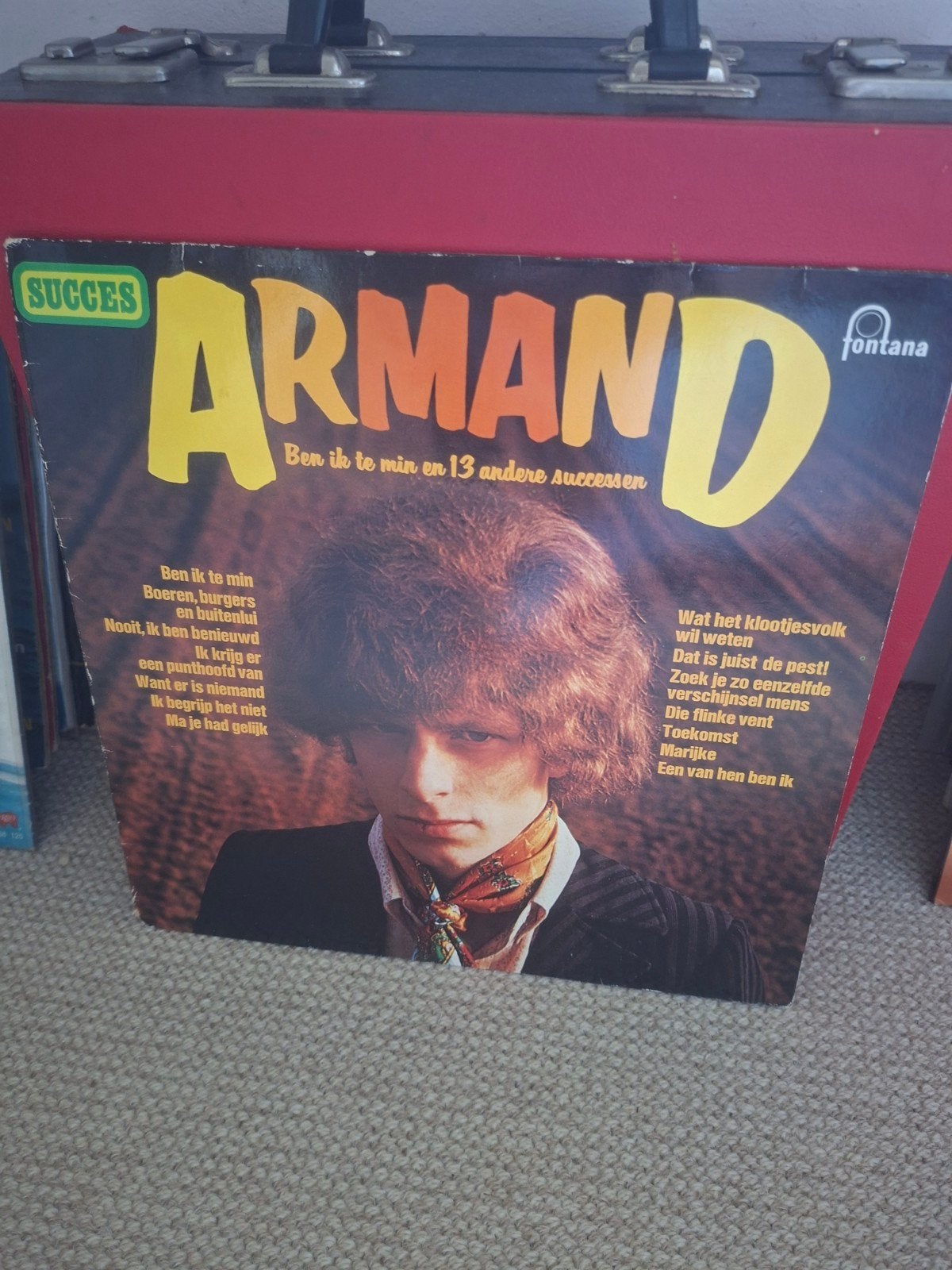 Armand - Ben ik te min en 13 andere successen LP (Fontana), LP, Gebruikt, Ophalen of Verzenden, Pop