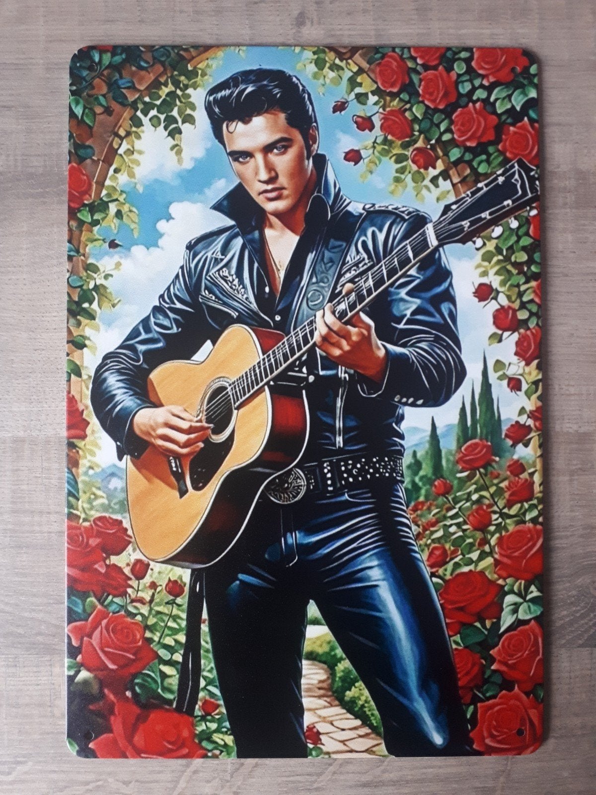 Elvis Presley 20x30 cm Metalen Reclamebord, Verzenden, Nieuw, Poster, Artwork of Schilderij