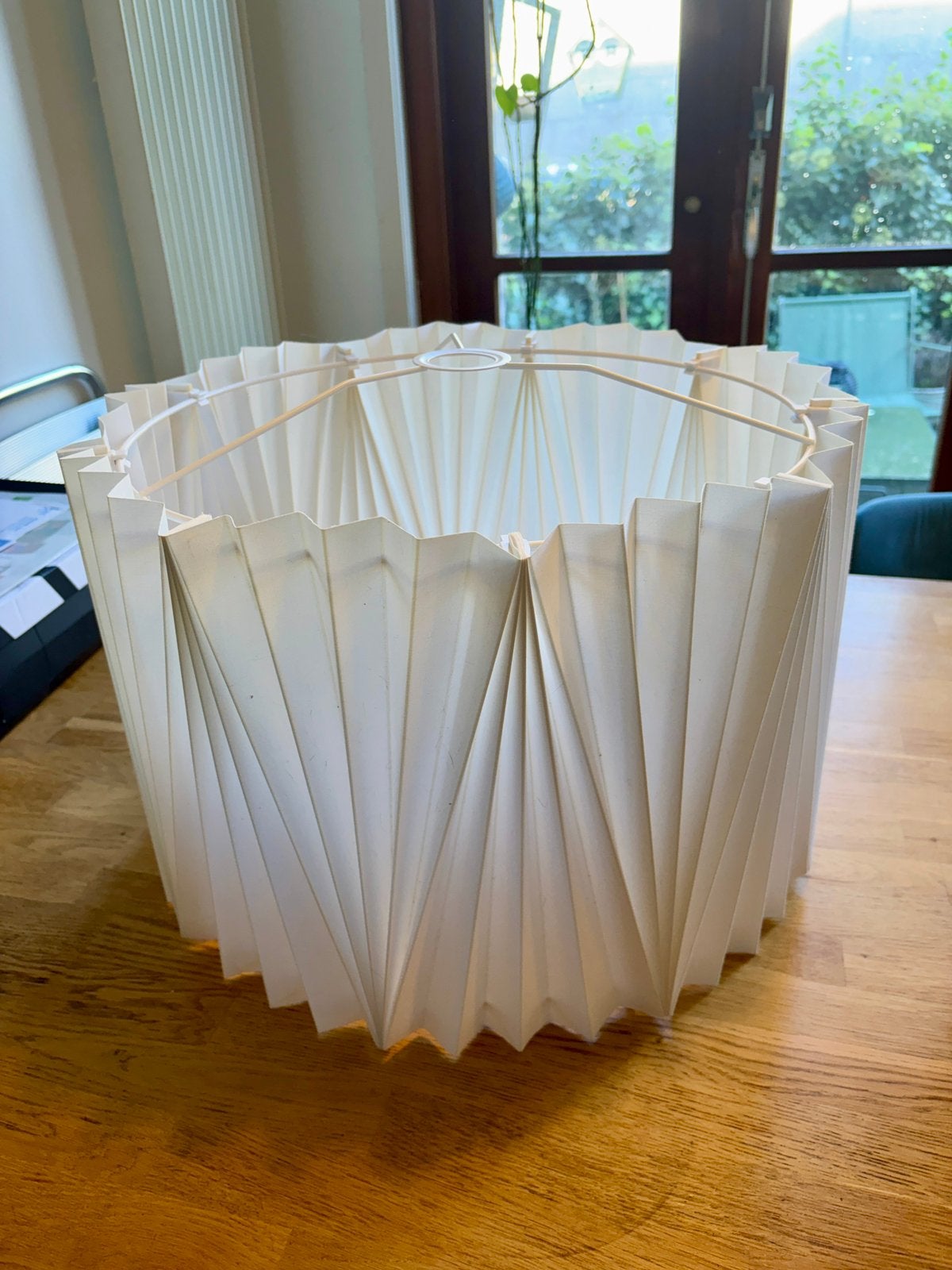 GRATIS/FREE Origami witte lampenkap/white lampshade, Ophalen, Gebruikt, Wit, 32 cm