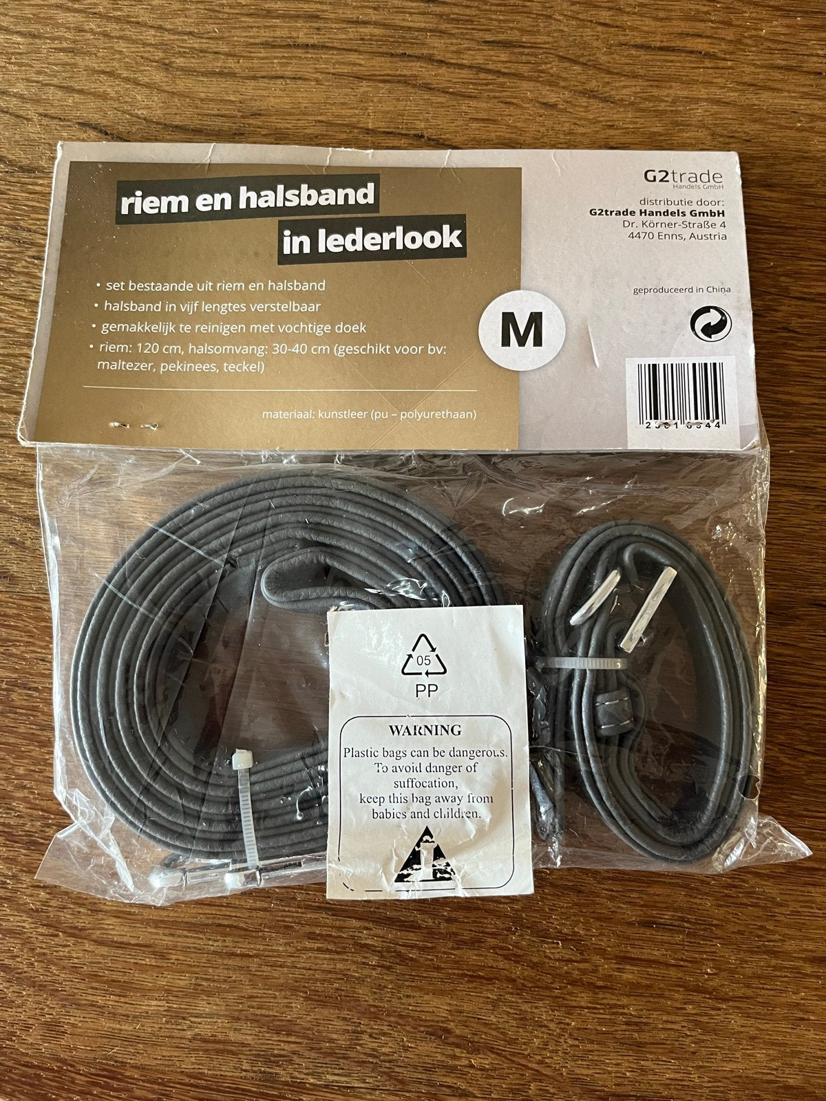 Riem en halsband voor honden maat M, Ophalen of Verzenden, Nieuw