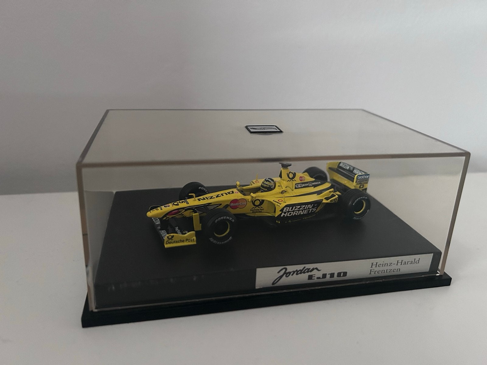 Jordan EJ10 F1 modelauto - Heinz-Harald Frentzen, Overige merken, Auto, 1:32 tot 1:50, Ophalen of Verzenden