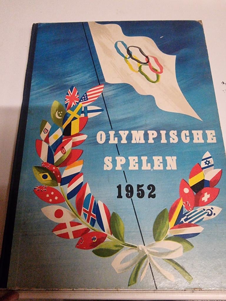 Olympische Spelen 1952 Plakplaatjesboek, Ophalen of Verzenden, Sport