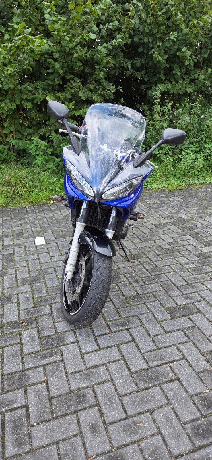 Yamaha FZ6 op A2-kenteken, Ophalen