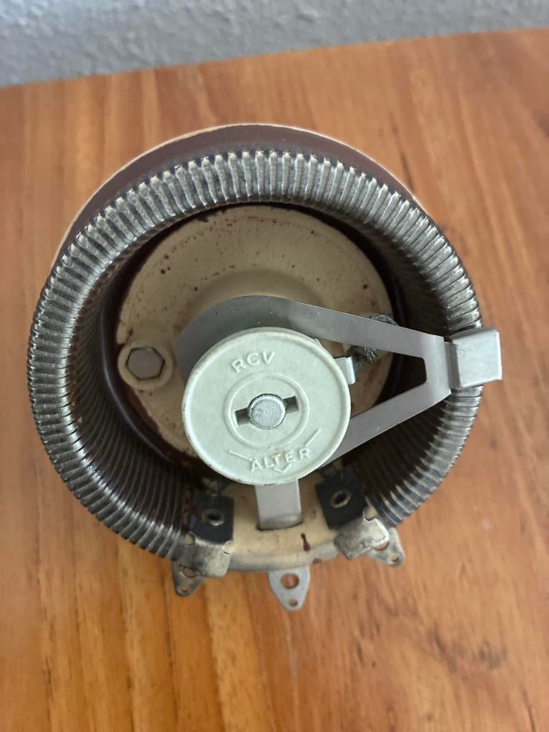 Vintage R.C.V. 100 Ohm Potentiometer - V.Alter Courbevoie, Ophalen of Verzenden, Gebruikt