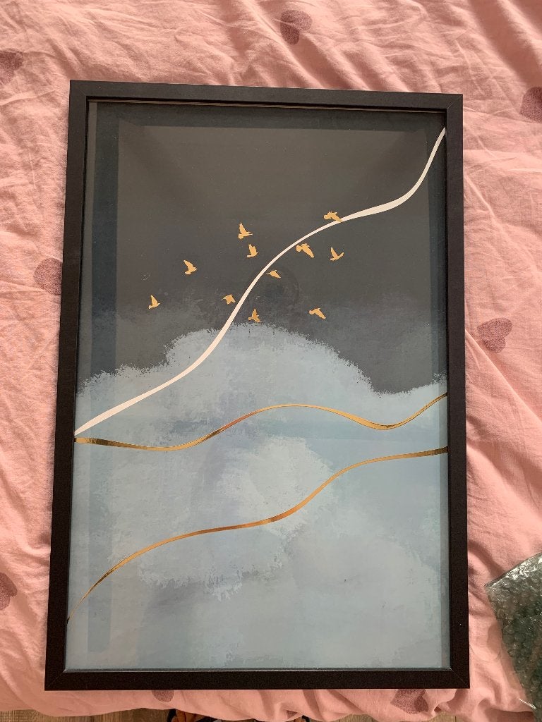 Poster inclusief lijst, Ophalen, Gebruikt, 43 cm, Posterlijst
