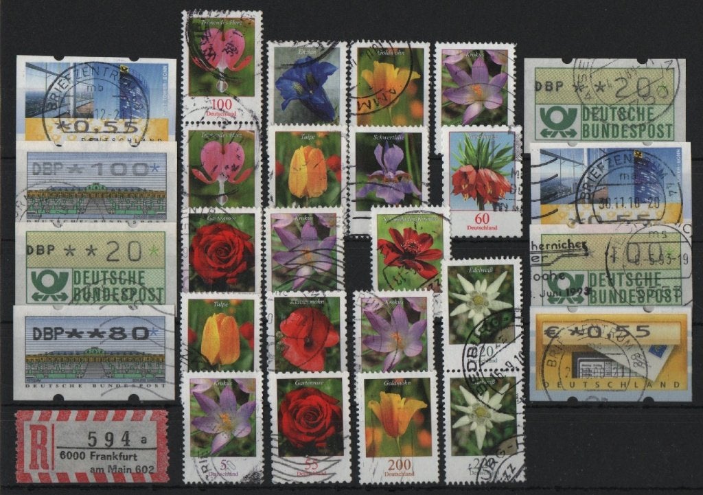 G60) postzegels Germany, Verzenden, BRD, Gestempeld