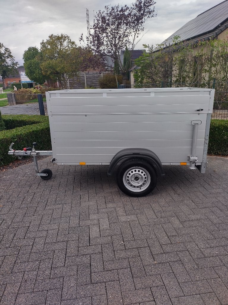 Anssems aluminium afsluitbare aanhangwagen ongeremd, Ophalen, Zo goed als nieuw