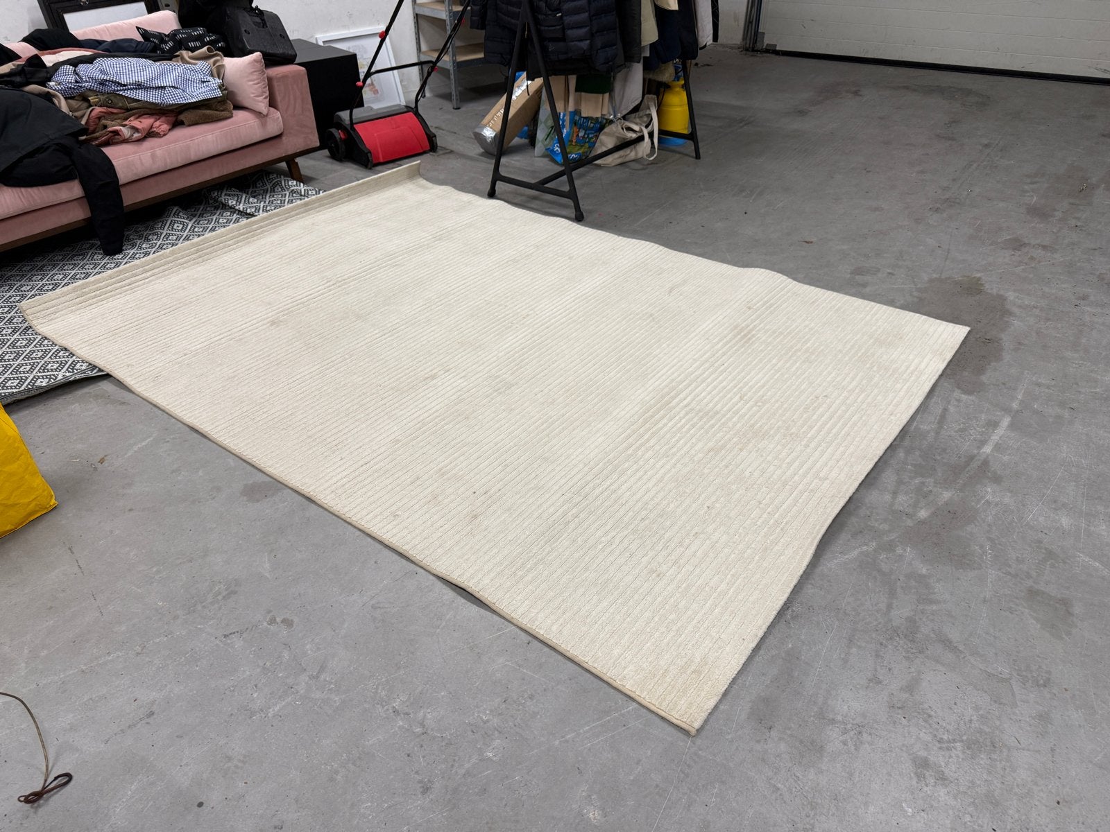Zuiver Shore Vloerkleed Zand 200x290 cm, Ophalen, Gebruikt, Beige, 200 cm of meer