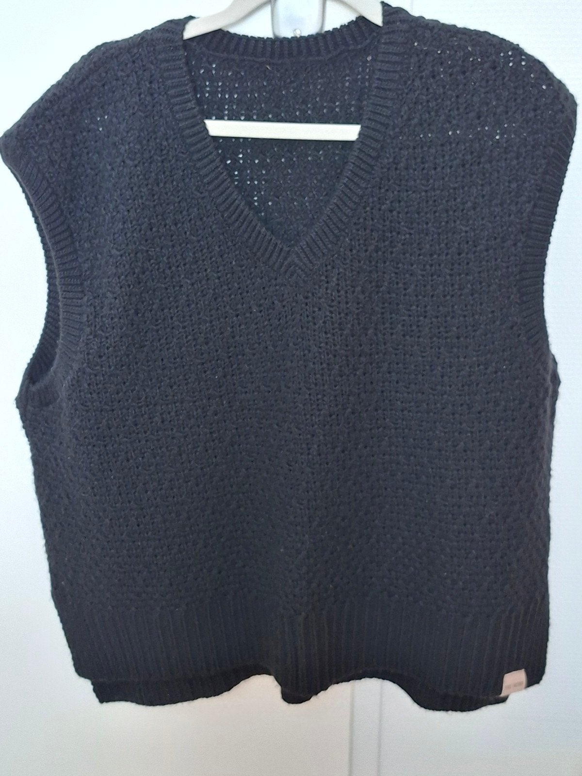 Knit Factory spencer,zwart, maat 40/42. ZGAN., Zwart, Maat 42/44 (L), Ophalen of Verzenden, Zo goed als nieuw