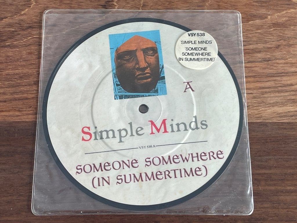 Vinyl Single Simple Minds Someone Somewhere In PICTURE DISC, Gebruikt, 7 inch, Pop, Limited edition