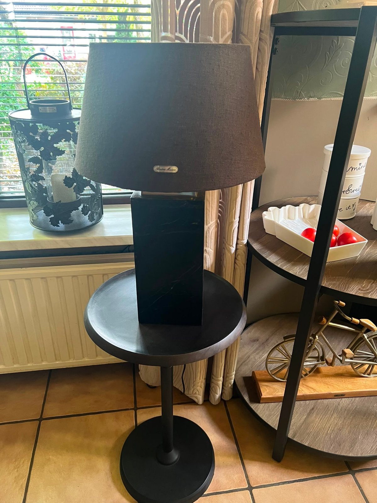Rivièra maison lamp en tafeltje, Ophalen, Gebruikt