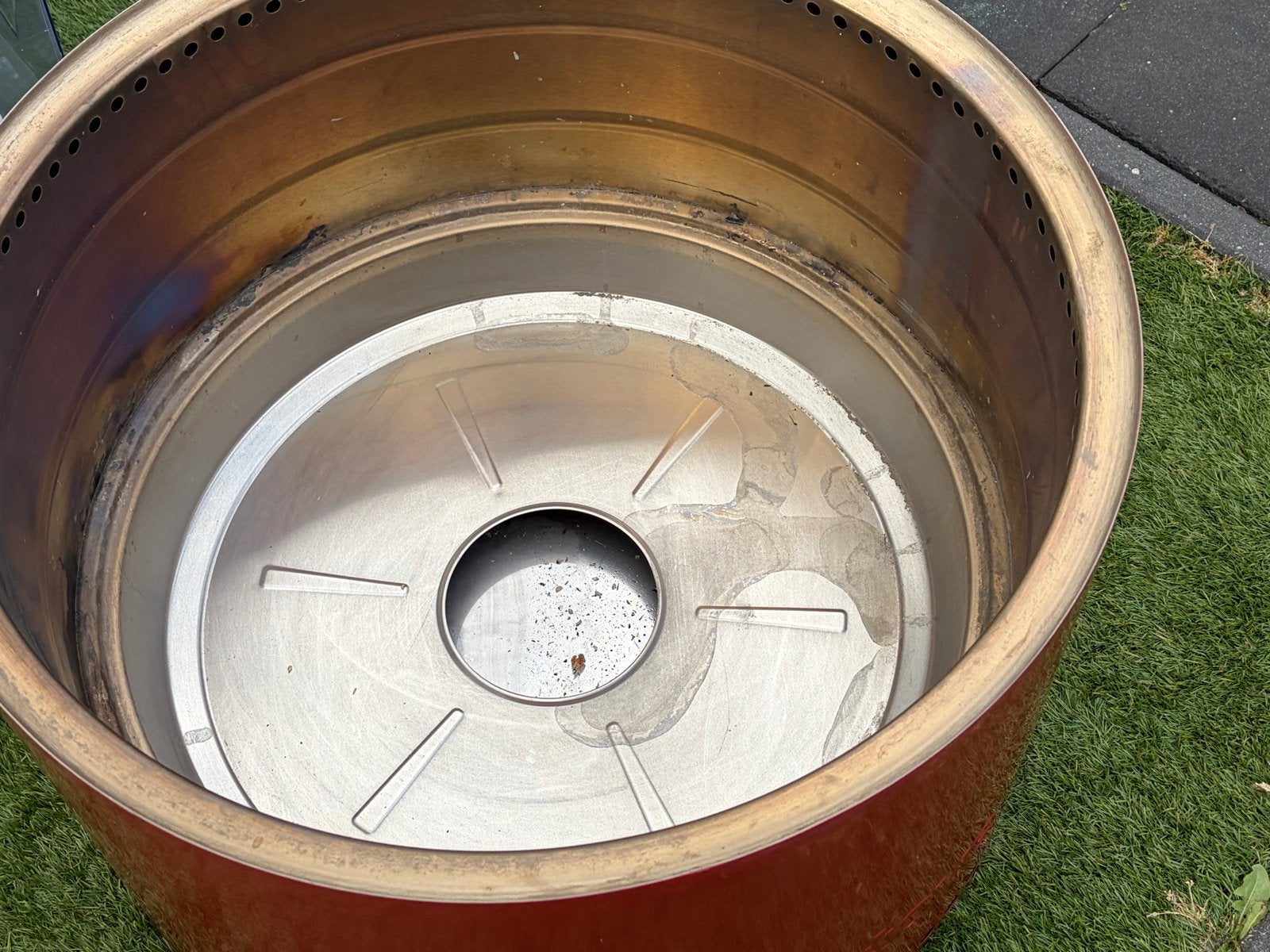 Solo Stove Yukon vuurkorf rood met accessoires, Ophalen, Gebruikt, Vuurkorf