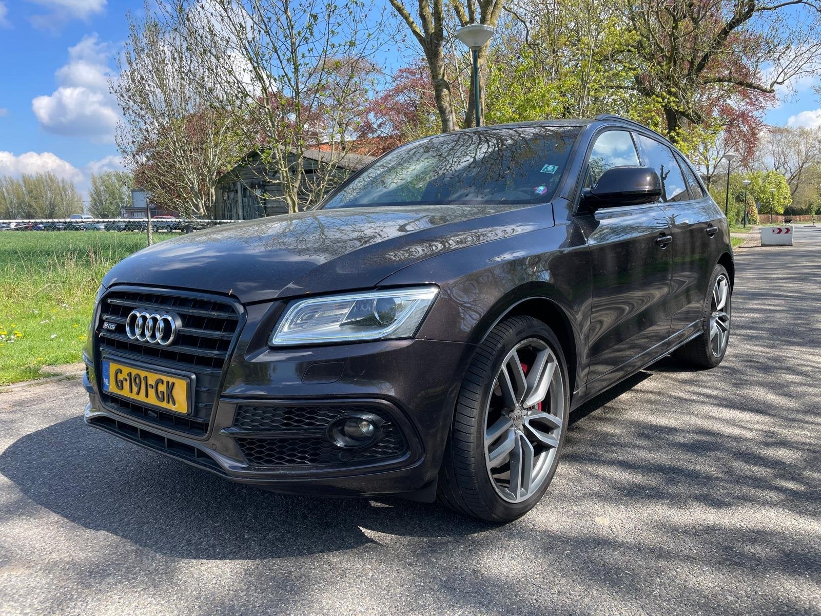 Audi Q5 3.0 TDI SQ5 quattro Pro Line Panorama 21" ACC Exclus, Auto's, Audi, Automaat, 15 km/l, Gebruikt, Leder en Stof