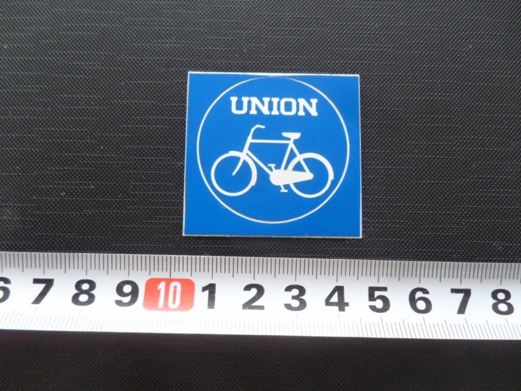 sticker UNION Fiets, Verzamelen, Stickers, Zo goed als nieuw, Ophalen