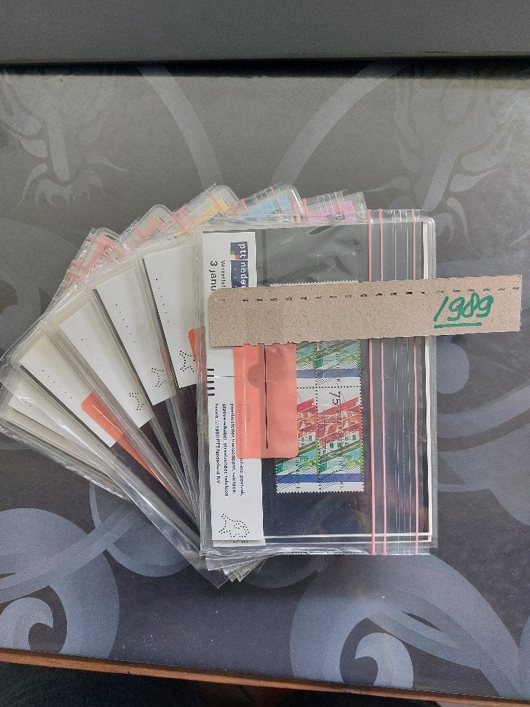Nederland 1989, postzegelmapjes M62 tm M70, Postzegels en Munten, Ophalen of Verzenden, Na 1940, Postfris