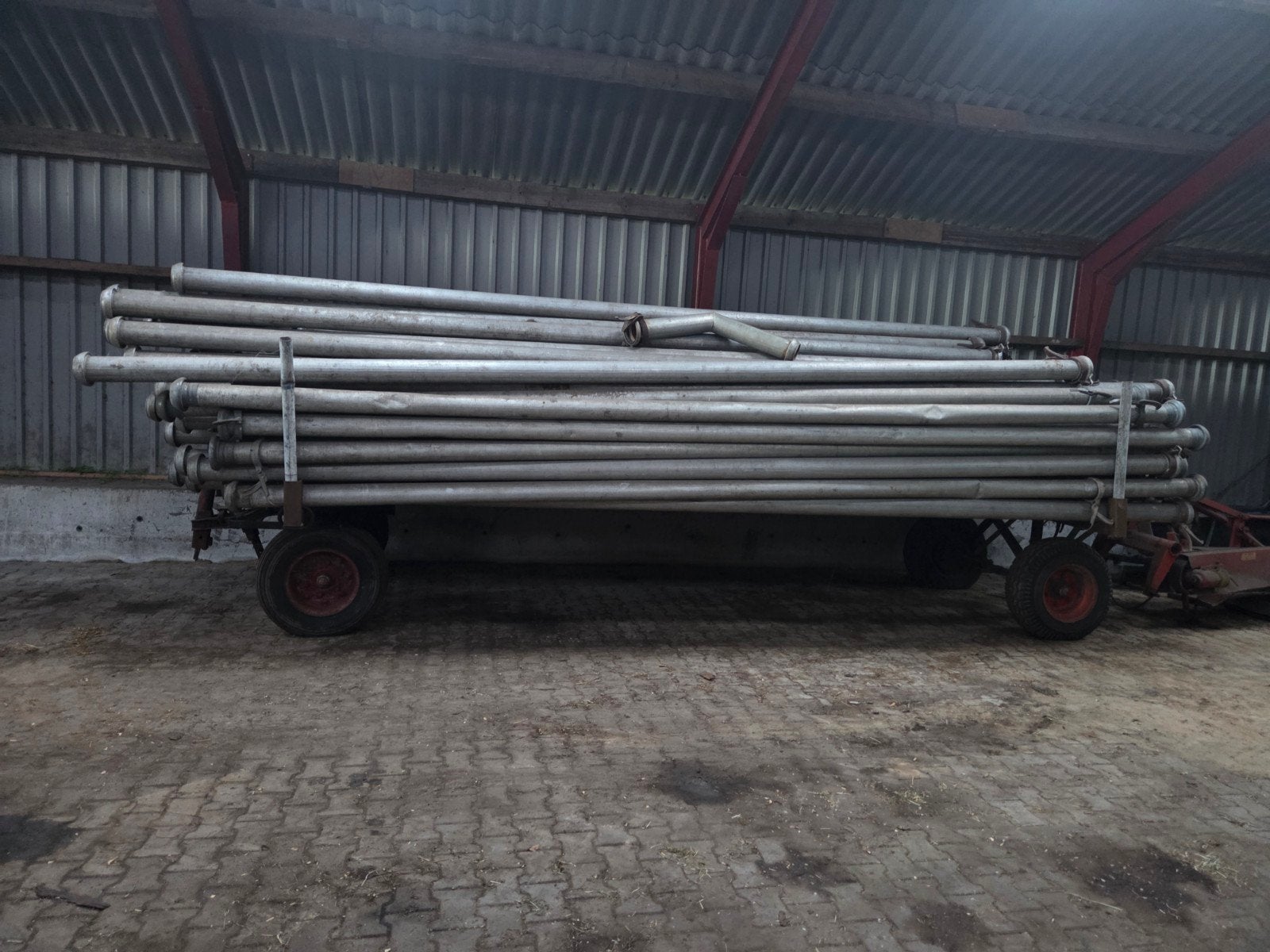 Beregeningsbuizen , 125 mm , 600 meter, Ophalen of Verzenden, Aluminium
