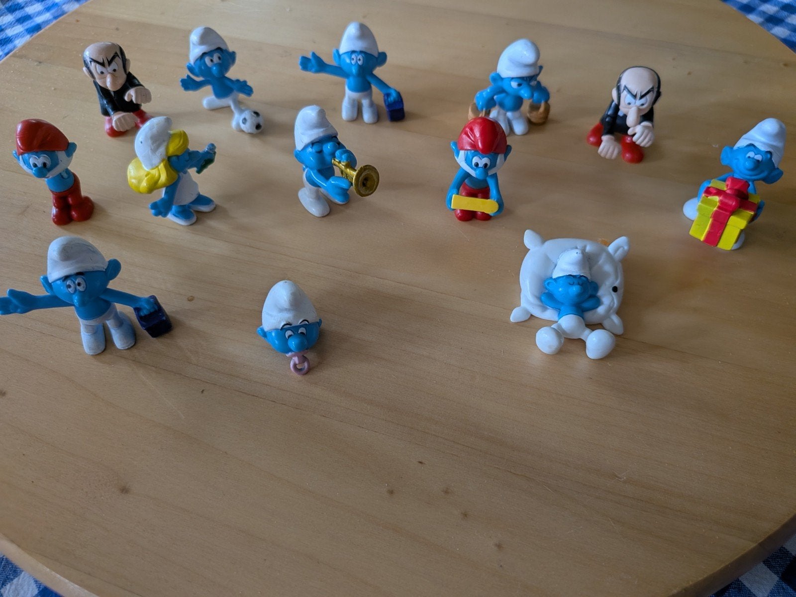 Verzameling Smurfen beeldjes, inclusief Gargamel, Verzamelen, Ophalen of Verzenden, Zo goed als nieuw, Verschillende Smurfen