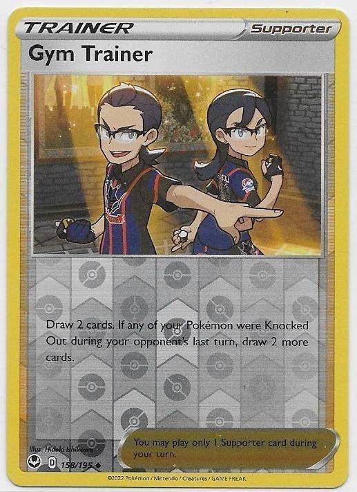 Silver Tempest,  Gym Trainer [reverse] 158/195, Verzenden, Nieuw, Losse kaart