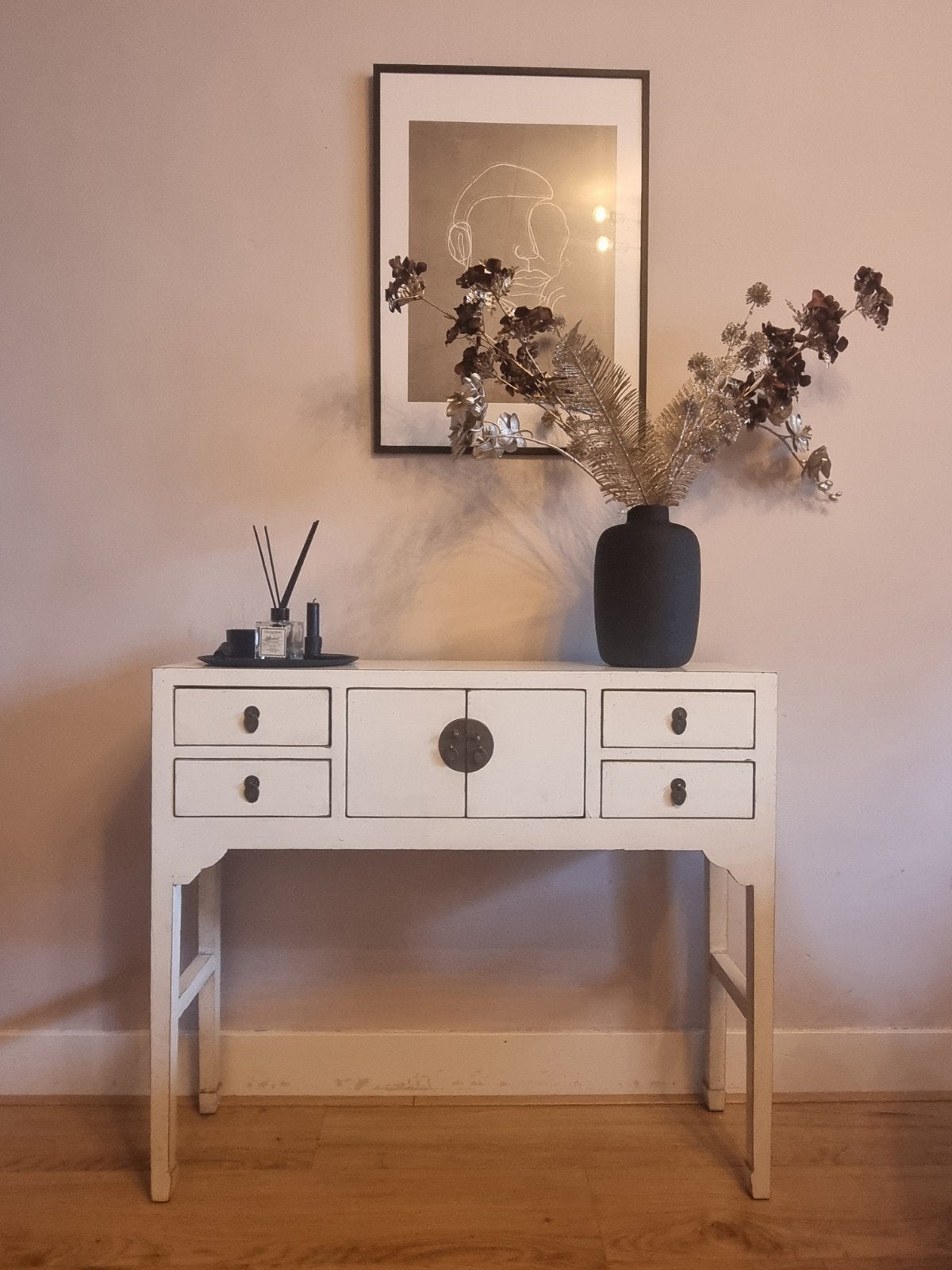 Prachtig chinese sidetable/wandtafel met lades en opbergruim, Ophalen