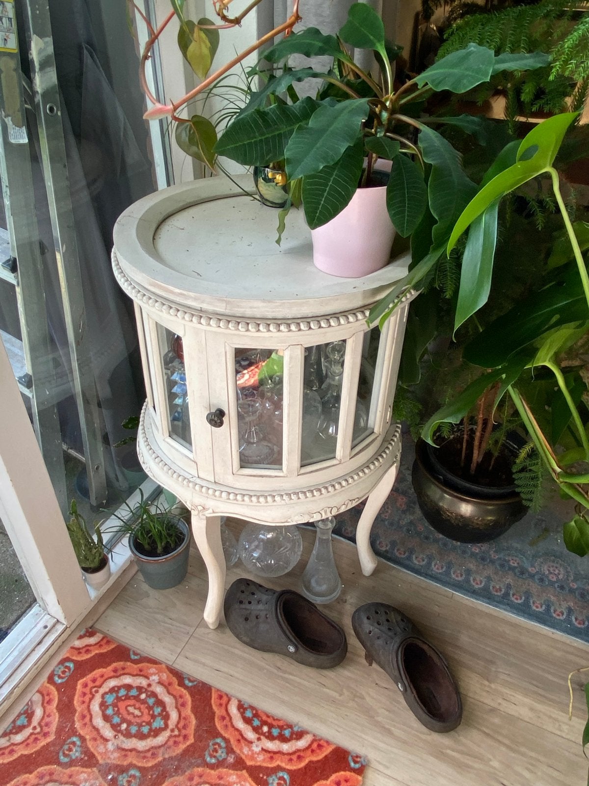Theelastje theemeubel kastje sntiek brocante, Ophalen