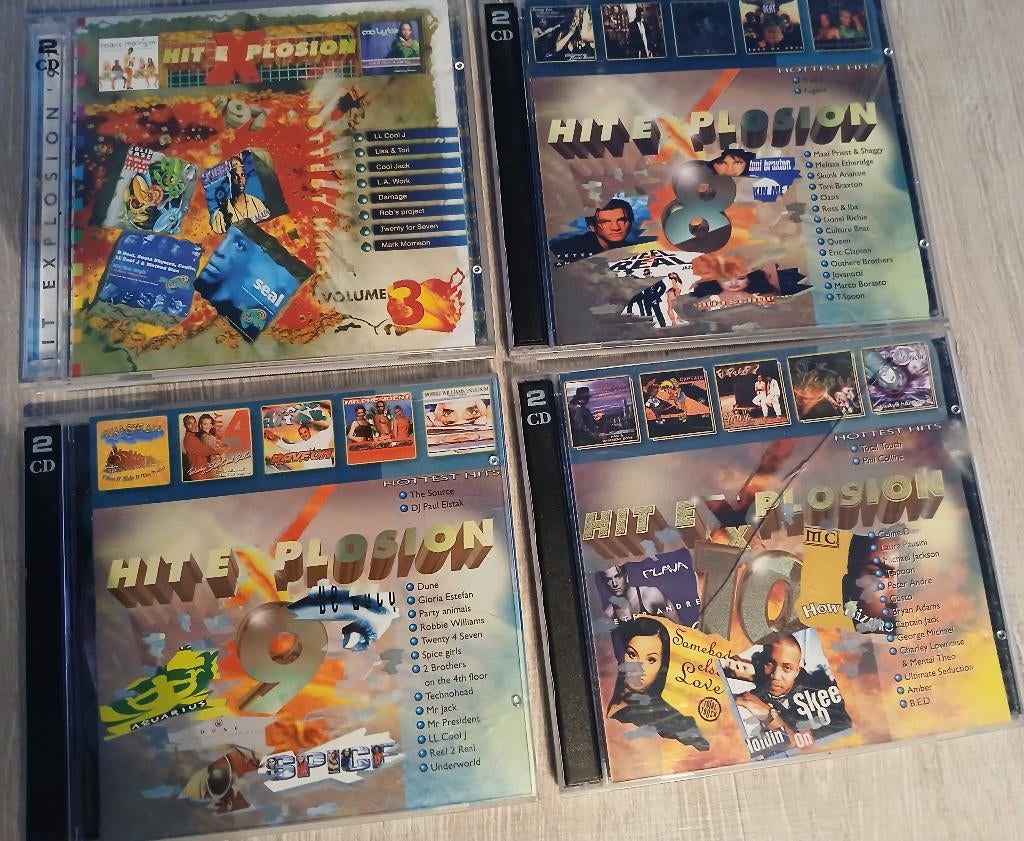 hit explosion (cd -set 3-8-9-10 /prijs is voor de set samen), Ophalen of Verzenden, Zo goed als nieuw