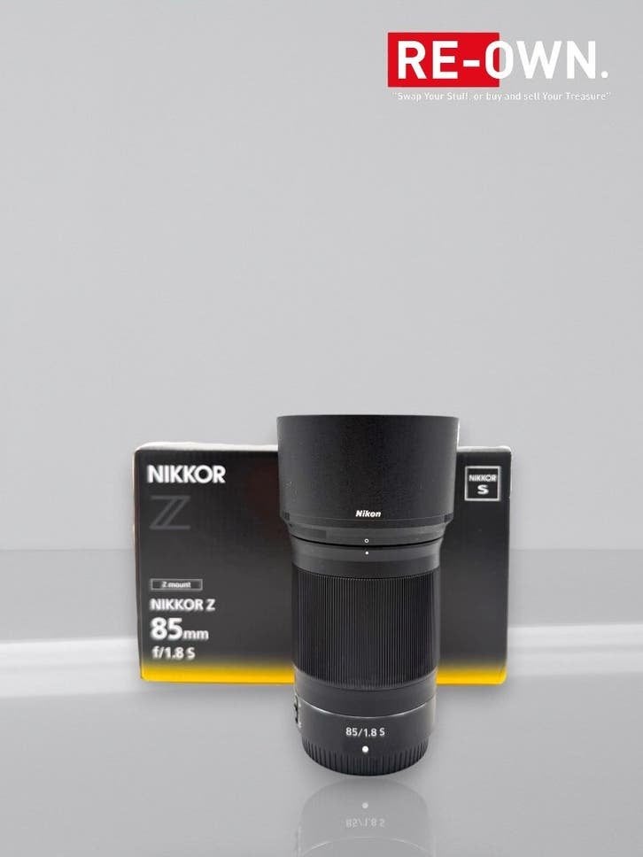 NIKON Z 85MM F/1.8 S | TOPSTAAT | DOOS | POUCH | GARANTIE