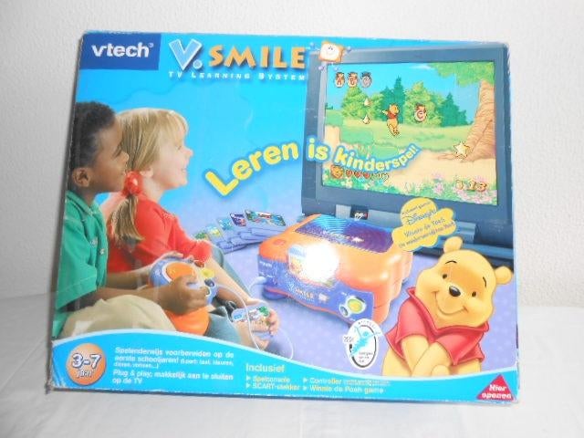 VTECH V.SMILE MET 12 SPELLEN., Kinderen en Baby's, Speelgoed | Vtech, Ophalen of Verzenden, Gebruikt, 4 tot 6 jaar