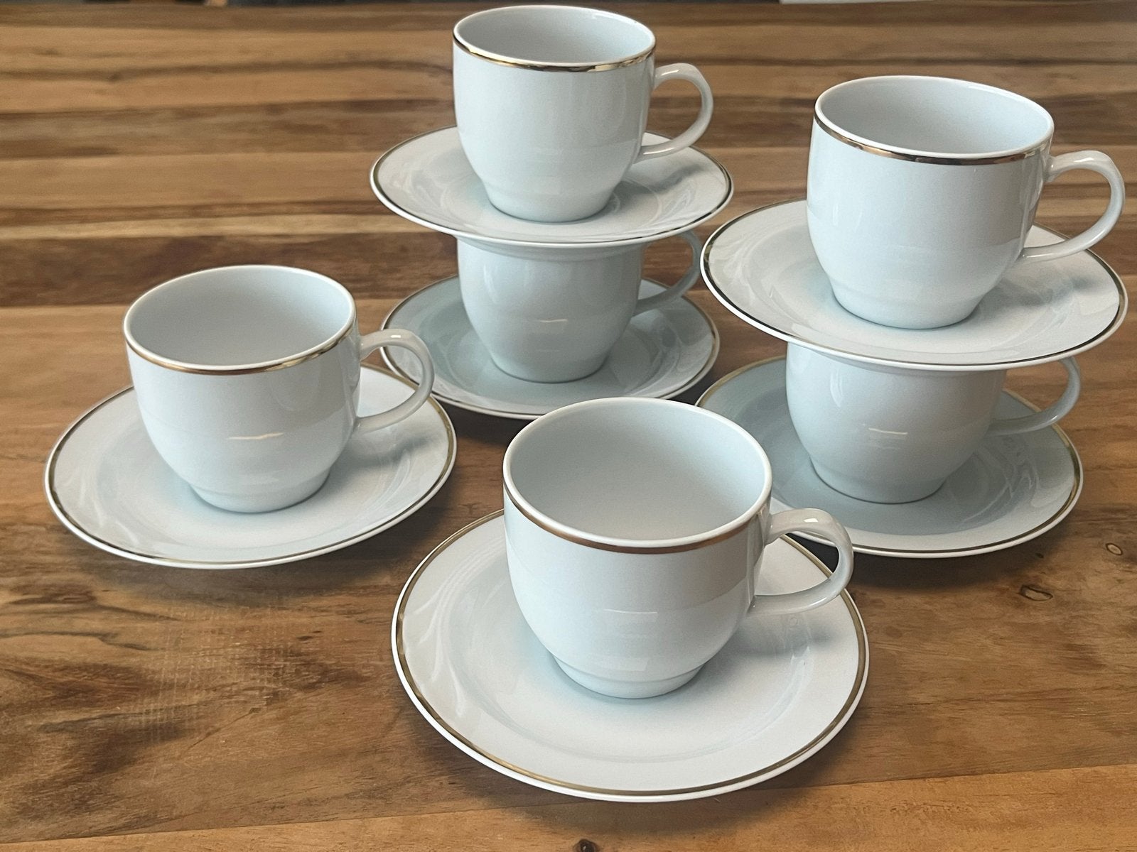 Vintage GDR Porseleinen Koffieservies - Graf von Henneberg, Ophalen of Verzenden